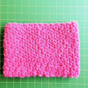 Pink Jasmine Stitch Cowl